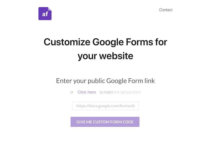 AnyForm preview