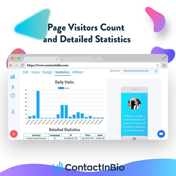 ContactInBio image