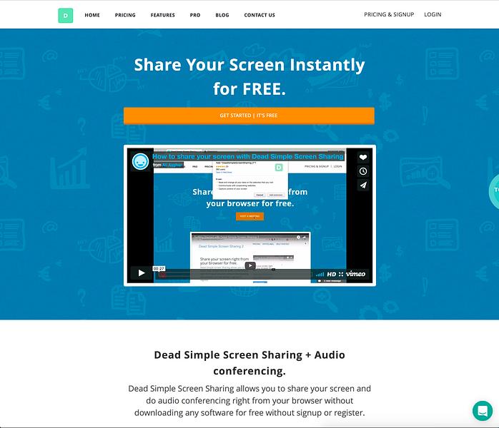 Dead Simple Screen Sharing image