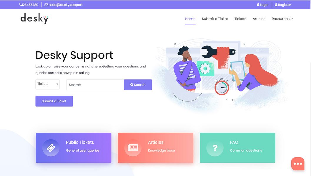 Desky Support image