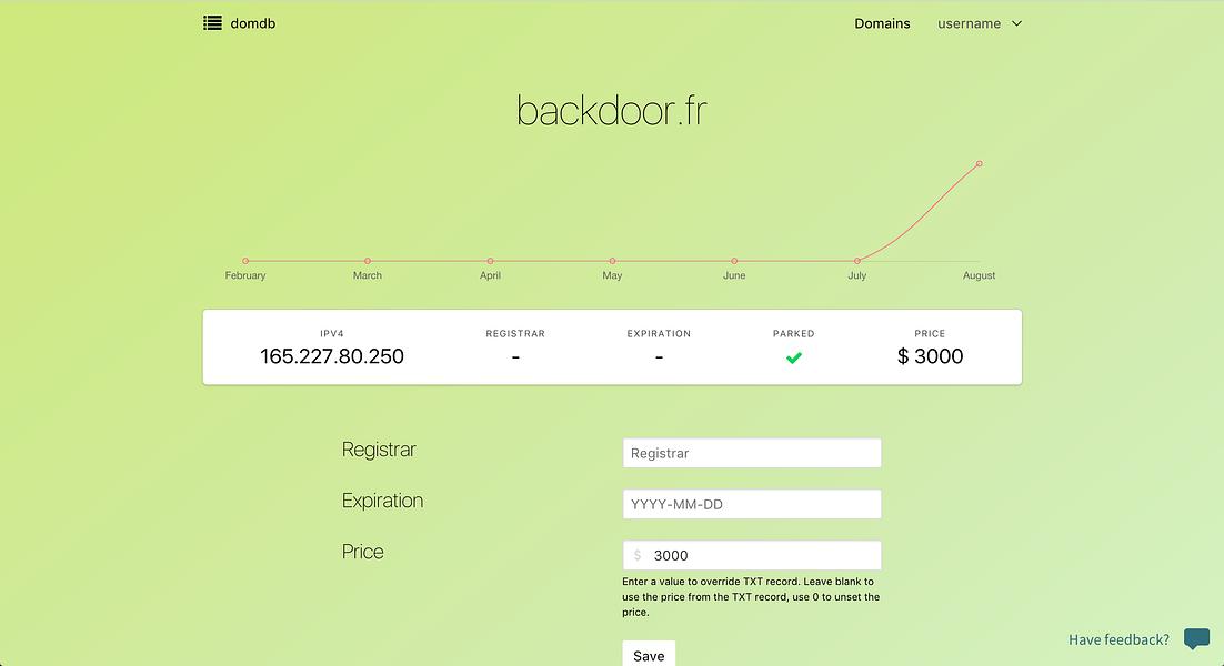 DomainHolder.io image