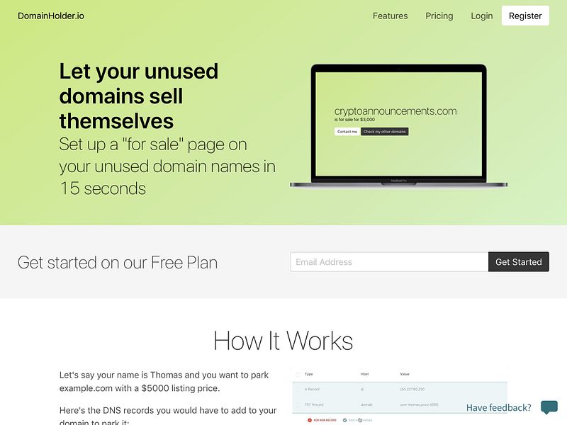 DomainHolder.io image