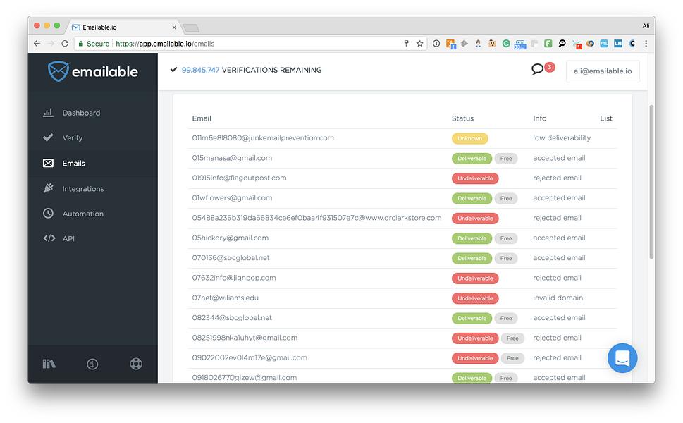 Emailable.io image