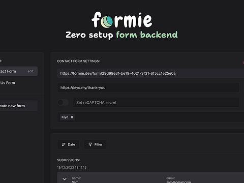 Formbackend image