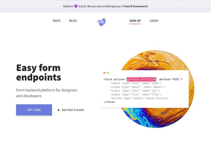 Getform image
