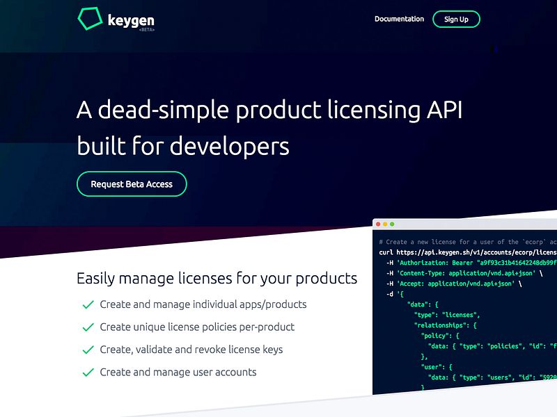 Keygen preview