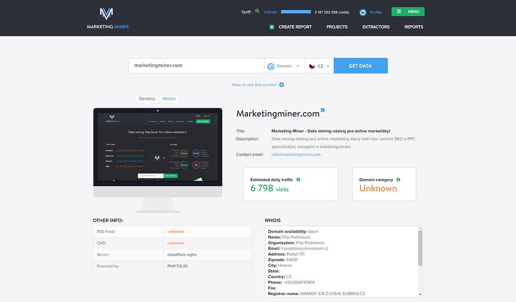 Marketing Miner image