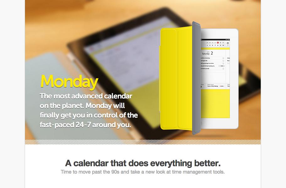 Monday Calendar image