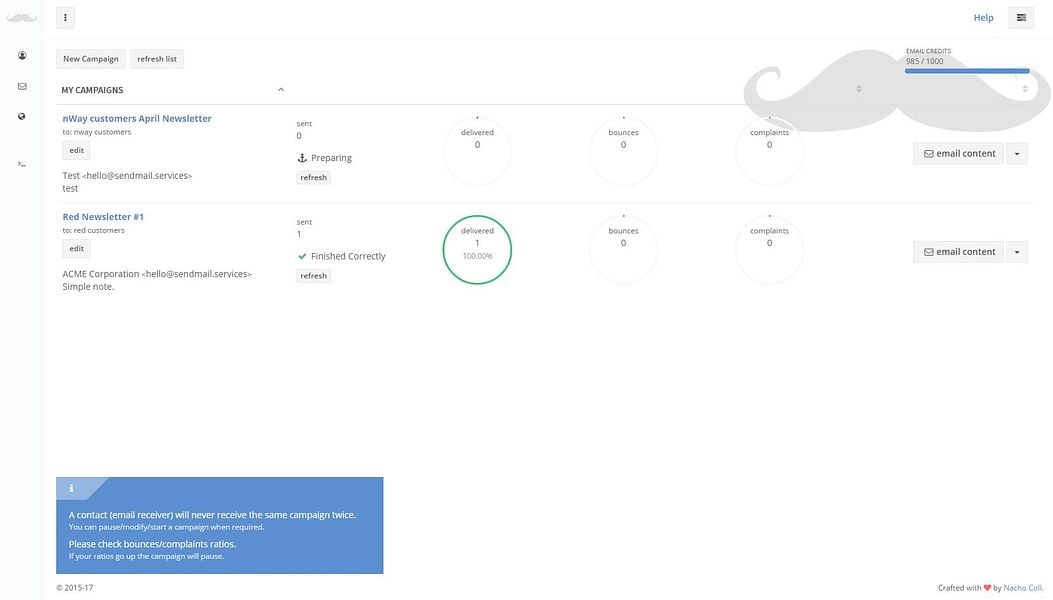 Mustache.Website image