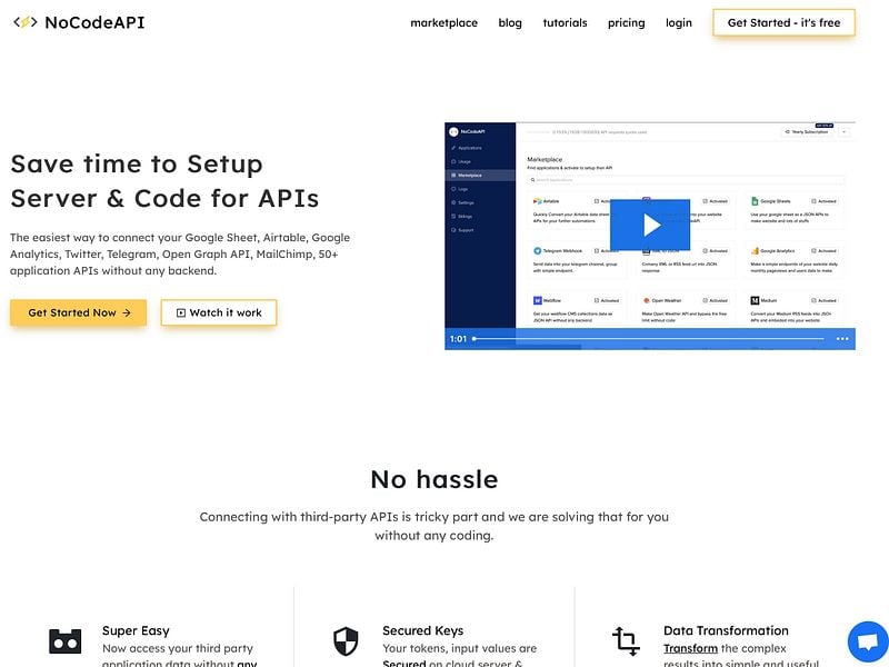 NoCodeAPI 2.0 preview