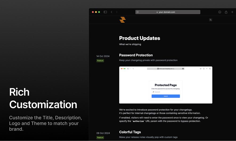 Openchangelog preview