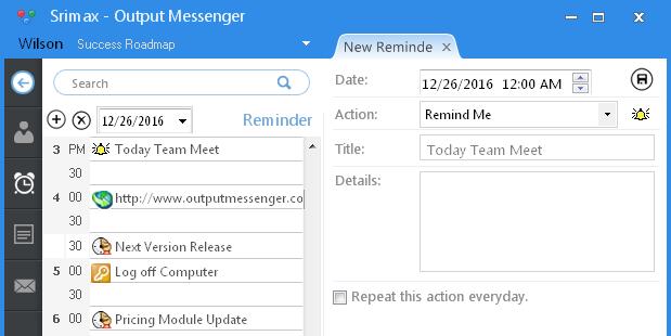 Output Messenger preview