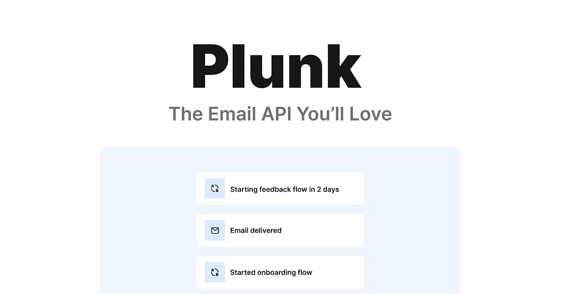 Plunk image