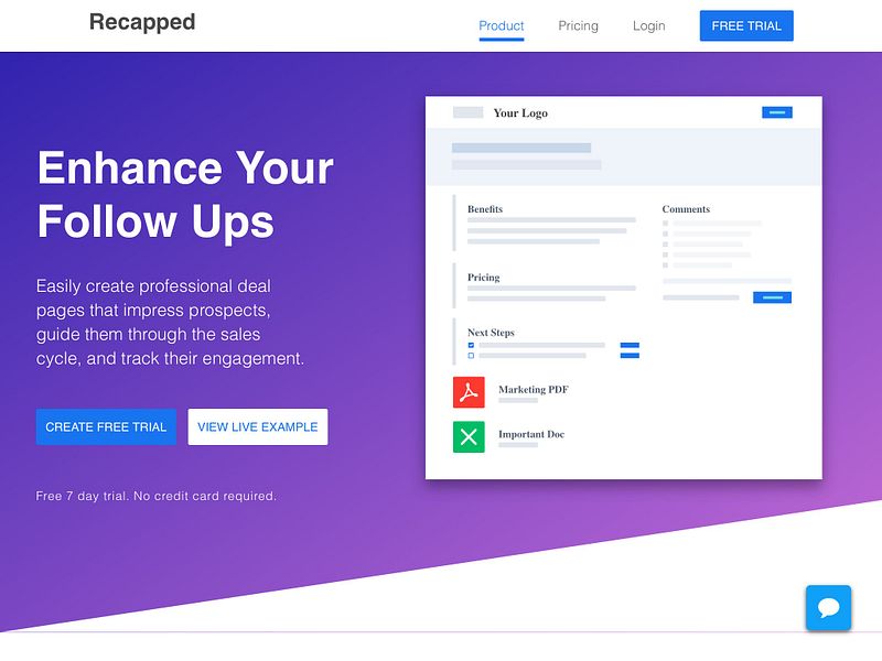 Recapped.io image