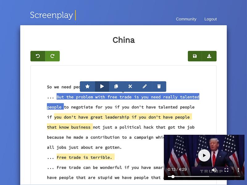 Screenplay image