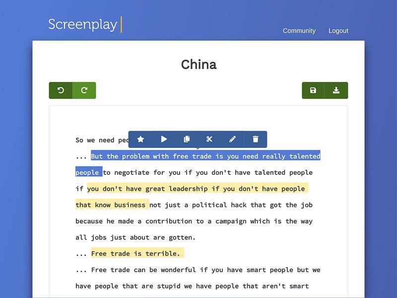 Screenplay image