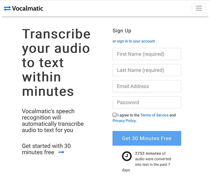 Vocalmatic image