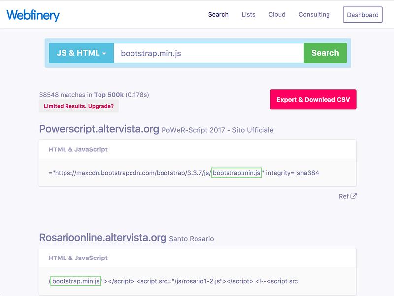 Webfinery Search image
