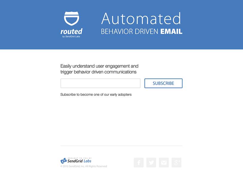 routed image
