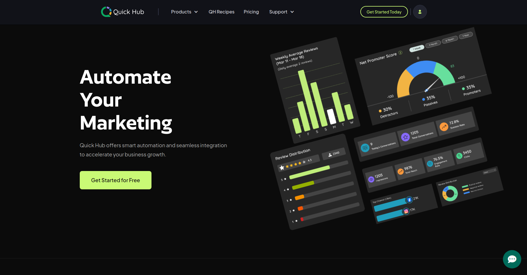 Quick Hub preview