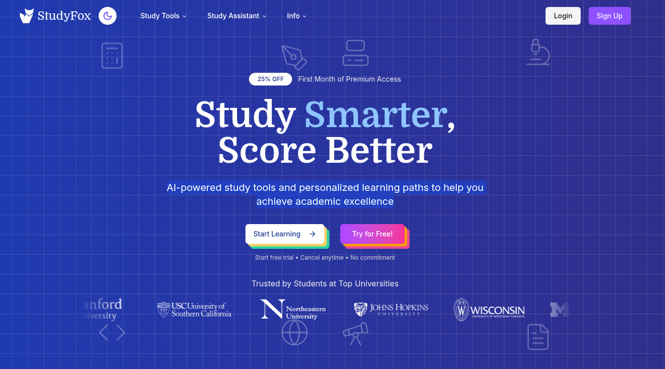 Study Fox - AI for tests and homework image