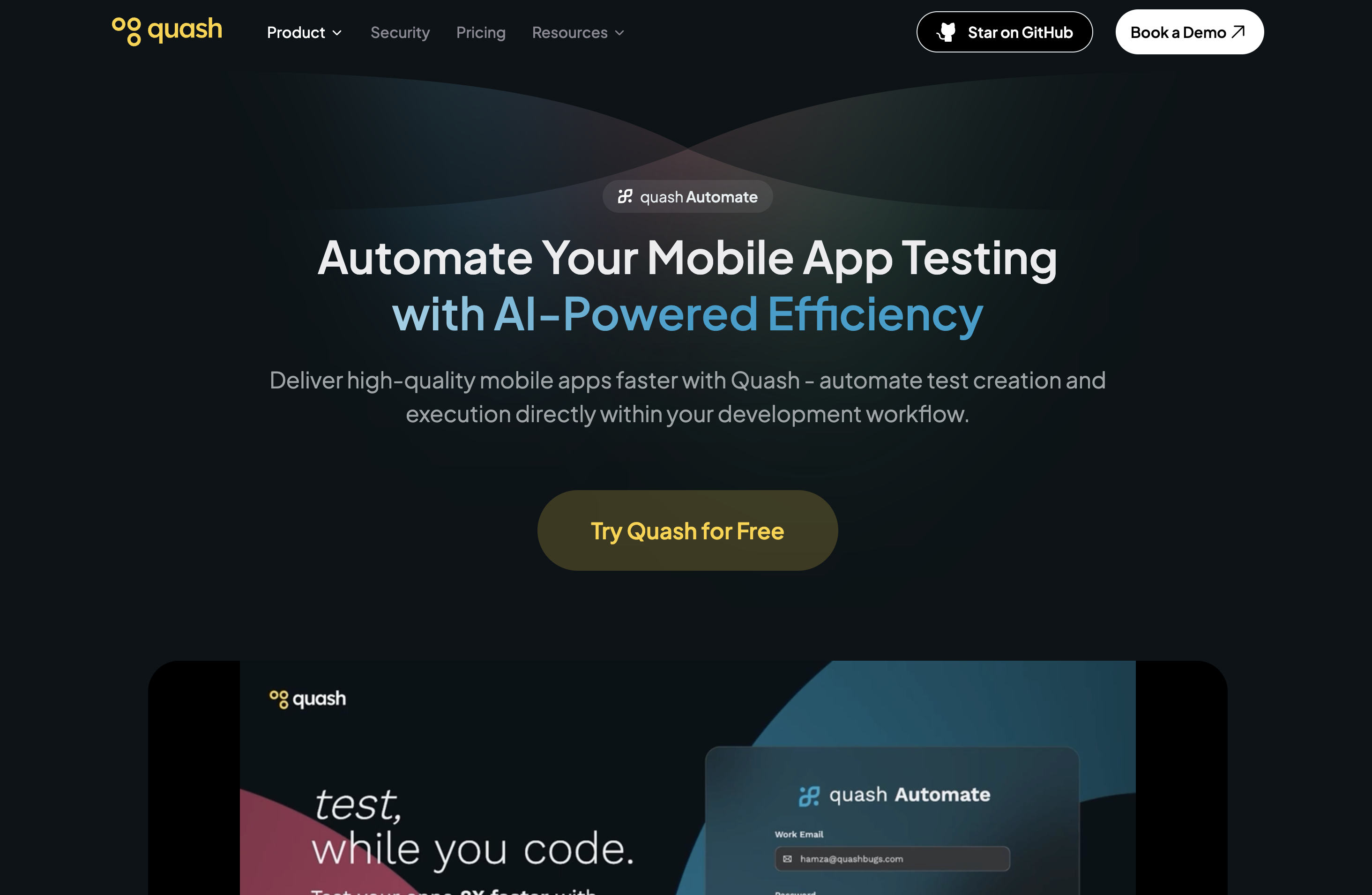 Quash Automate preview